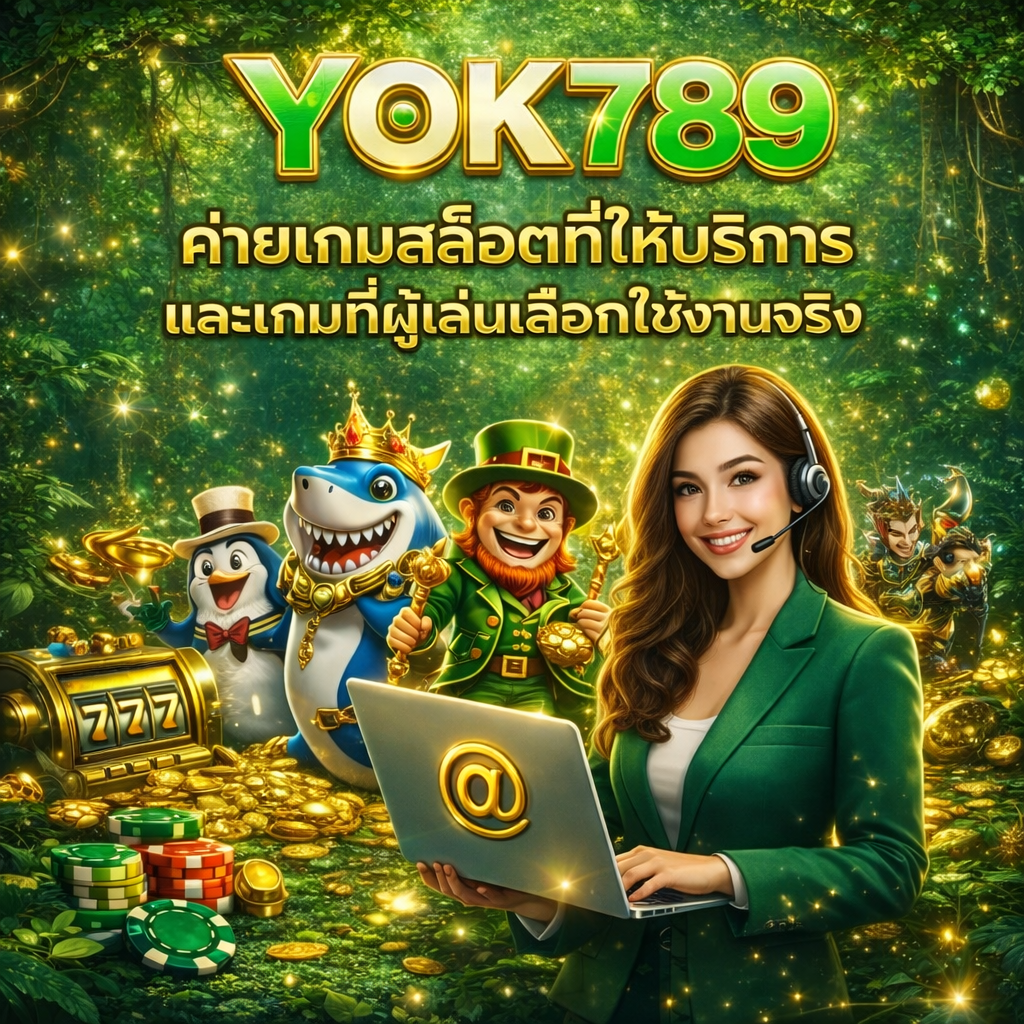 YOK789 ค่ายเกมสล็อตที่ให้บริการ