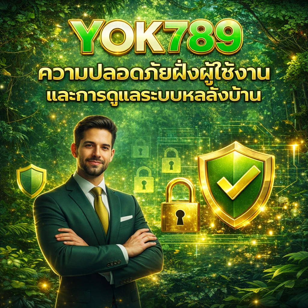 ความปลอดภัยฝั่งผู้ใช้งานและการดูแลระบบหลังบ้าน
